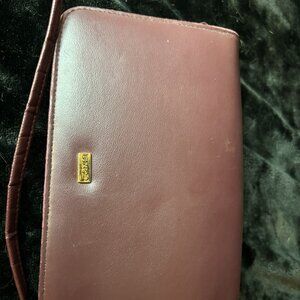 Maroon Buxton Cross-body Purse/Clutch